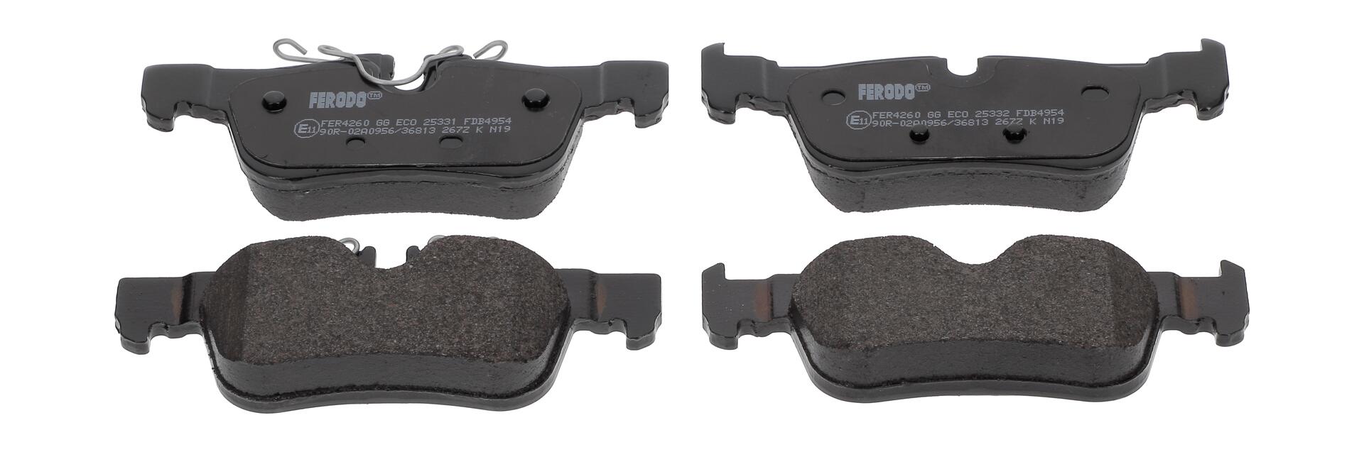 Колодки гальмівні дискові BMW I3 (I01) 0.6 2013.08- FERODO (FDB4954) Ferodo фото 2