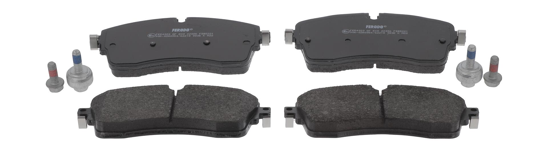 Колодки гальмівні дискові (комплект 4 шт) LAND ROVER RANGE ROVER EVOQUE (L538) 2.0 4X4 2011.09-2019.12 FERODO (FDB5221) Ferodo фото 2