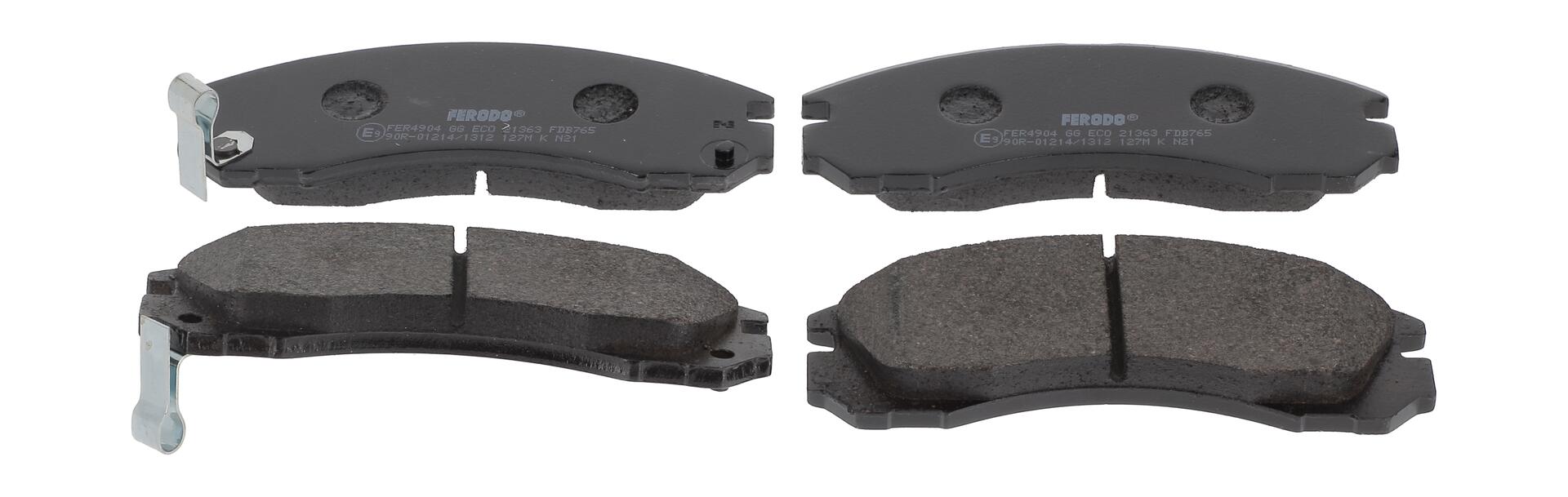 Колодки гальмівні дискові MITSUBISHI OUTLANDER II (CW_W) 2.4 2006.11-2012.12 FERODO (FDB765) Ferodo фото 2