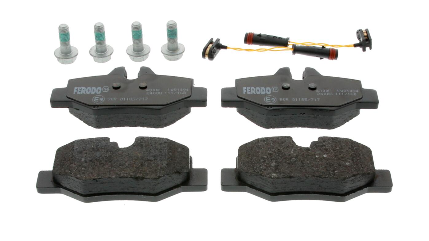 Колодки гальмівні дискові MB VITO / MIXTO ФУРГОН (W639) 2.2 2003.08- FERODO (FVR1494) Ferodo фото 2