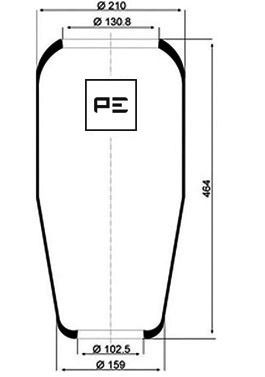 Пневморесори AK 8882 для MAN F 90 25.372 DFS,25.372 DFLS