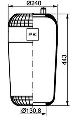 Пневморесори AK 84390-01P для MERCEDES-BENZ ACTROS MP2 / MP3 2653 L