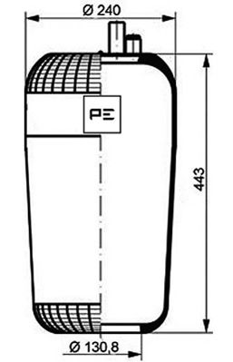 Пневморесори AK 84390-02P для MERCEDES-BENZ ACTROS MP2 / MP3 2653 L