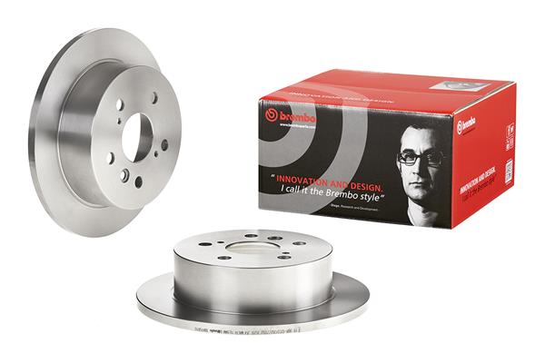 Диск гальмівний TOYOTA CAMRY ЛІФТБЕК (_V3_) 2.4 2001.08-2006.11 BREMBO (08.A108.10) BREMBO фото 2