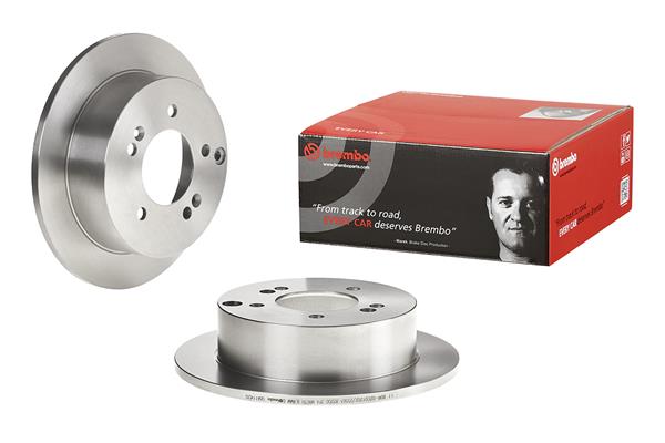 Диск гальмівний HYUNDAI TUCSON (JM) 2.0 2004.06- BREMBO (08.A114.20) BREMBO фото 2