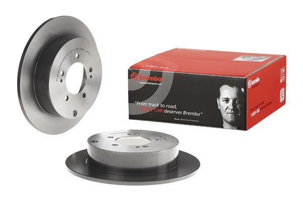 Диск гальмівний MITSUBISHI OUTLANDER II (CW_W) 2.4 2006.11-2012.12 BREMBO (08.A755.11) BREMBO фото 2