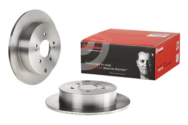 Диск гальмівний MITSUBISHI GRANDIS (NA_W) 2.4 2003.03-2011.12 BREMBO (08.A755.20) BREMBO фото 2