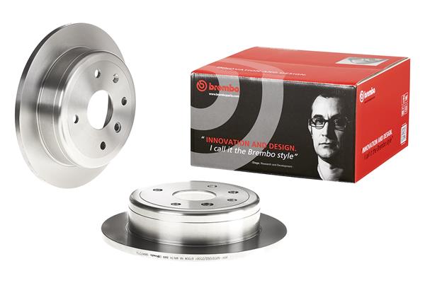 Диск гальмівний CHEVROLET LACETTI ЛІФТБЕК (J200) 1.6 2003.03-2013.03 BREMBO (08.A872.10) BREMBO фото 2
