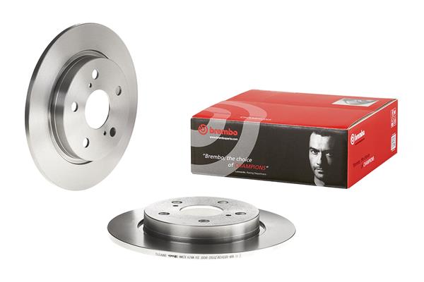 Диск гальмівний TOYOTA AURIS (_E15_) 1.6 2006.10-2012.09 BREMBO (08.A912.10) BREMBO фото 2