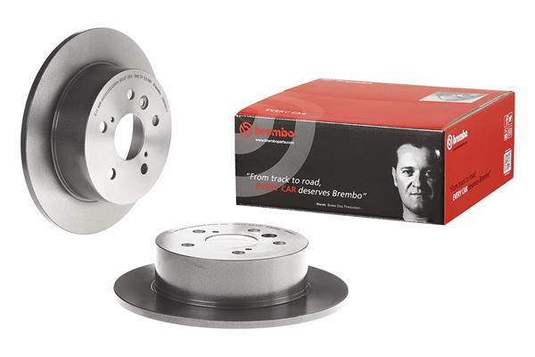 Диск гальмівний TOYOTA CAMRY ЛІФТБЕК (_V5_) 2.5 2011.09- BREMBO (08.B566.11) BREMBO фото 2