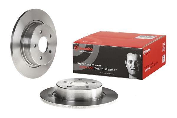 Диск гальмівний FORD USA KUGA II (DM2) 2.5 2012.05- BREMBO (08.B601.10) BREMBO фото 2