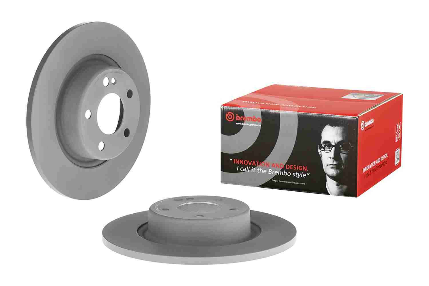 Диск гальмівний MB C-CLASS (W205) 1.6 2013.07- BREMBO (08.D530.13) BREMBO фото 2
