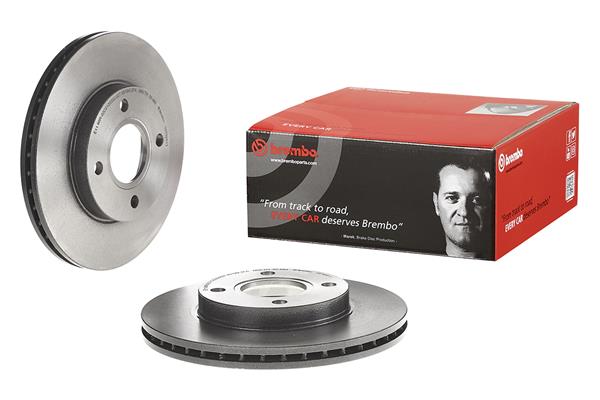Диск гальмівний FORD FUSION (JU_) 1.4 2002.08-2012.12 BREMBO (09.7806.11) BREMBO фото 2