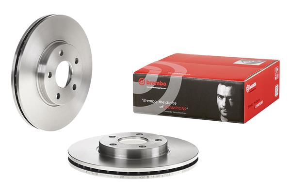 Диск гальмівний FORD TRANSIT CONNECT (P65_, P70_, P80_) 1.8 2002.06- BREMBO (09.9589.14) BREMBO фото 2