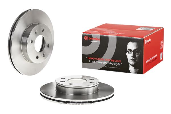 Диск гальмівний HYUNDAI GETZ (TB) 1.4 2001.06-2011.01 BREMBO (09.9998.10) BREMBO фото 2