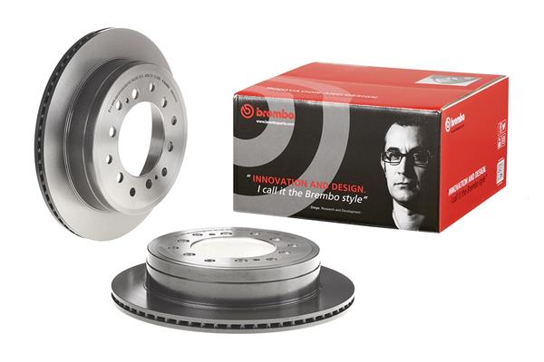 Диск гальмівний TOYOTA LAND CRUISER PRADO (_J15_) 2.8 2009.07- BREMBO (09.A334.21) BREMBO фото 2