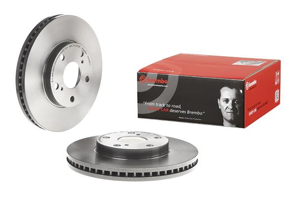 Диск гальмівний TOYOTA CAMRY ЛІФТБЕК (_V3_) 2.4 2001.08-2006.11 BREMBO (09.A386.11) BREMBO фото 2