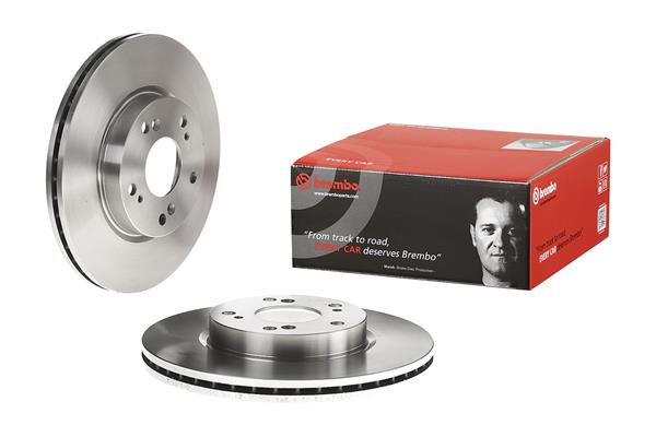 Диск гальмівний HONDA CIVIC VIII ЛІФТБЕК (FD, FA) 1.8 2005.09-2013.05 BREMBO (09.A455.14) BREMBO фото 2