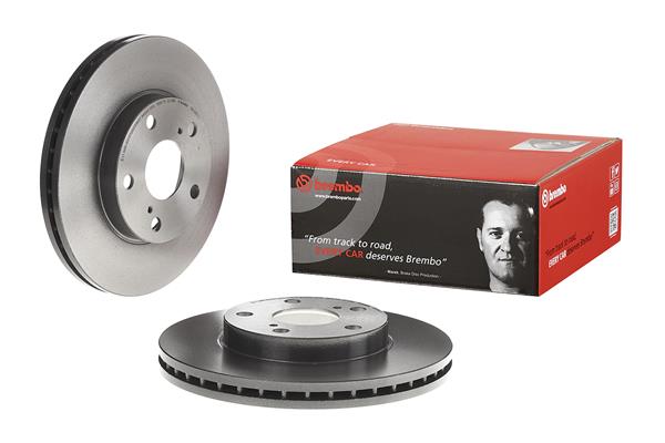 Диск гальмівний TOYOTA AURIS (_E15_) 1.6 2006.10-2012.09 BREMBO (09.A865.11) BREMBO фото 2