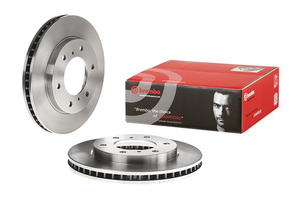 Диск гальмівний MITSUBISHI PAJERO SPORT II (KH_, KG_) 2.5 2008.01- BREMBO (09.A868.10) BREMBO фото 2