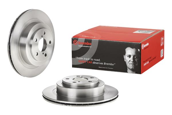 Диск гальмівний SUBARU OUTBACK (BL, BP) 2.5 2003.09-2010.06 BREMBO (09.B041.10) BREMBO фото 2