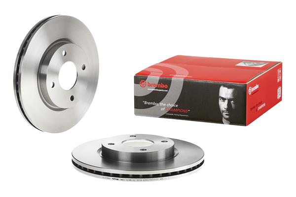 Диск гальмівний NISSAN TIIDA ХЕТЧБЕК (C11) 1.6 2004.05-2014.12 BREMBO (09.B632.10) BREMBO фото 2