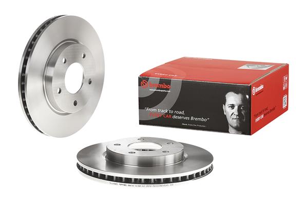 Диск гальмівний MITSUBISHI LANCER VIII (CY_A, CZ_A) 1.5 2007.03- BREMBO (09.B647.10) BREMBO фото 2