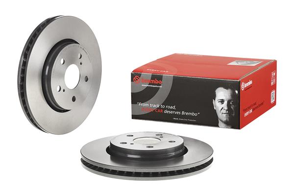 Диск гальмівний TOYOTA C-HR (_X1_) 2.0 2016.10- BREMBO (09.D417.11) BREMBO фото 2