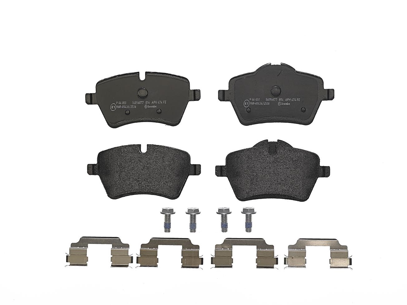 Колодки гальмівні дискові MINI MINI (R50, R53) 1.6 2001.06-2006.09 BREMBO (P06051) BREMBO фото 2