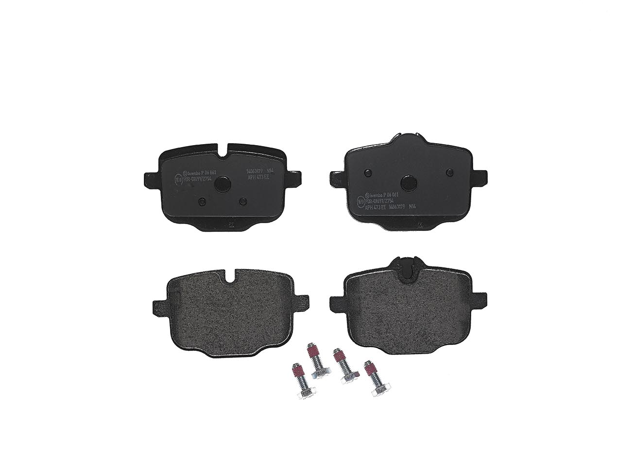 Колодки гальмівні дискові BMW 5 (F10) 3.0 2009.01-2016.10 BREMBO (P06061) BREMBO фото 2