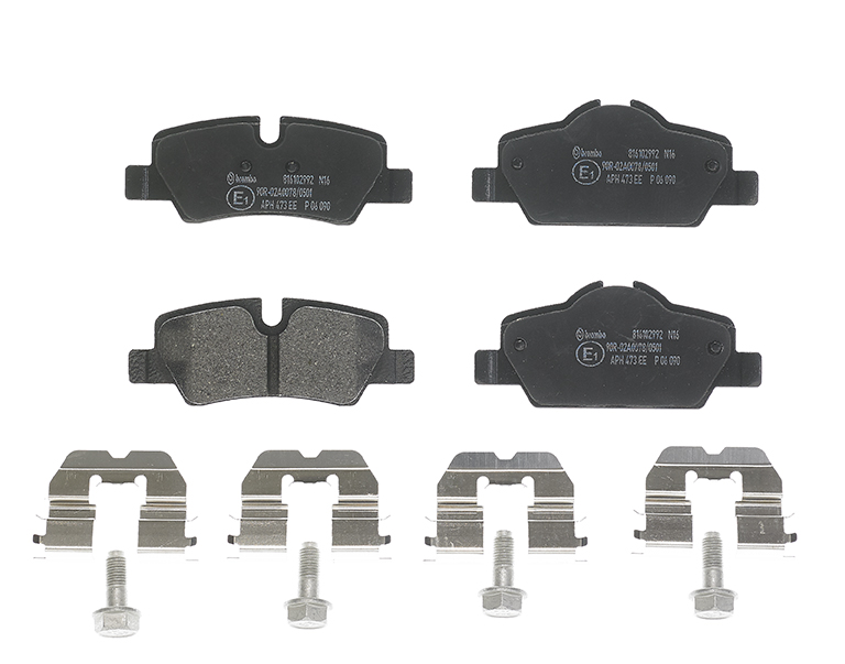 Колодки гальмівні дискові (комплект 4 шт) MINI MINI (F56) 1.5 2013.12- BREMBO (P06090) BREMBO фото 2