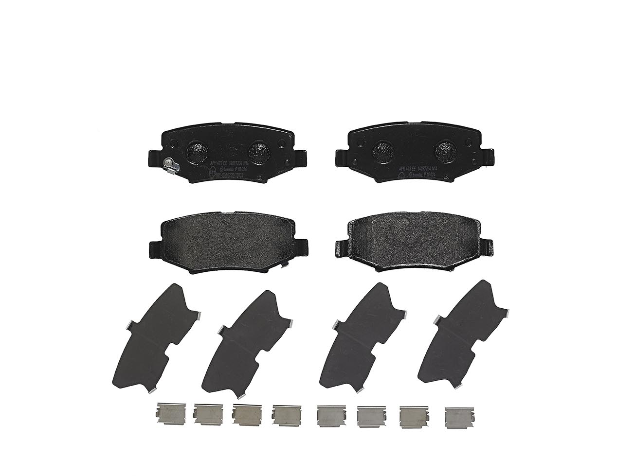 Колодки гальмівні дискові JEEP COMPASS (MK49) 2.4 2006.08- BREMBO (P18024) BREMBO фото 2