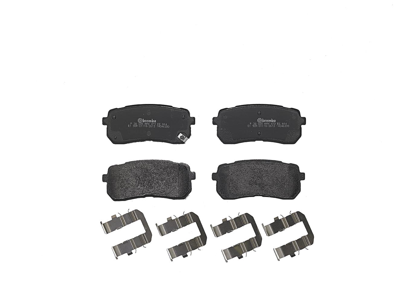 Колодки гальмівні дискові KIA CARNIVAL / GRAND CARNIVAL III (VQ) 2.9 2005.09- BREMBO (P30035) BREMBO фото 2