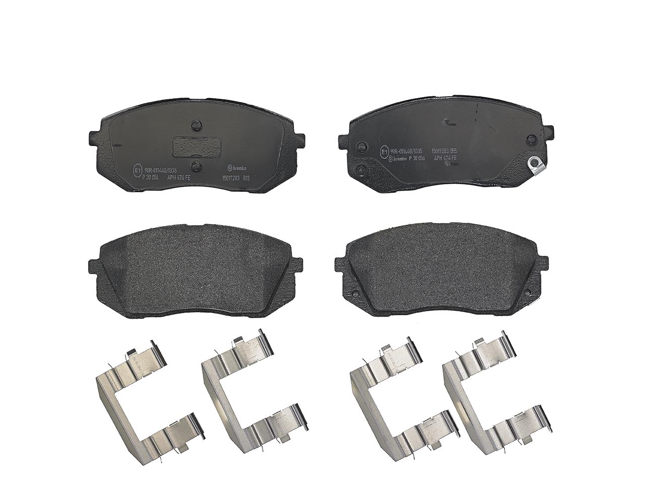 Колодки гальмівні дискові (комплект 4 шт) HYUNDAI SONATA VI (YF) 2.4 2010.11-2015.12 BREMBO (P30056) BREMBO фото 2