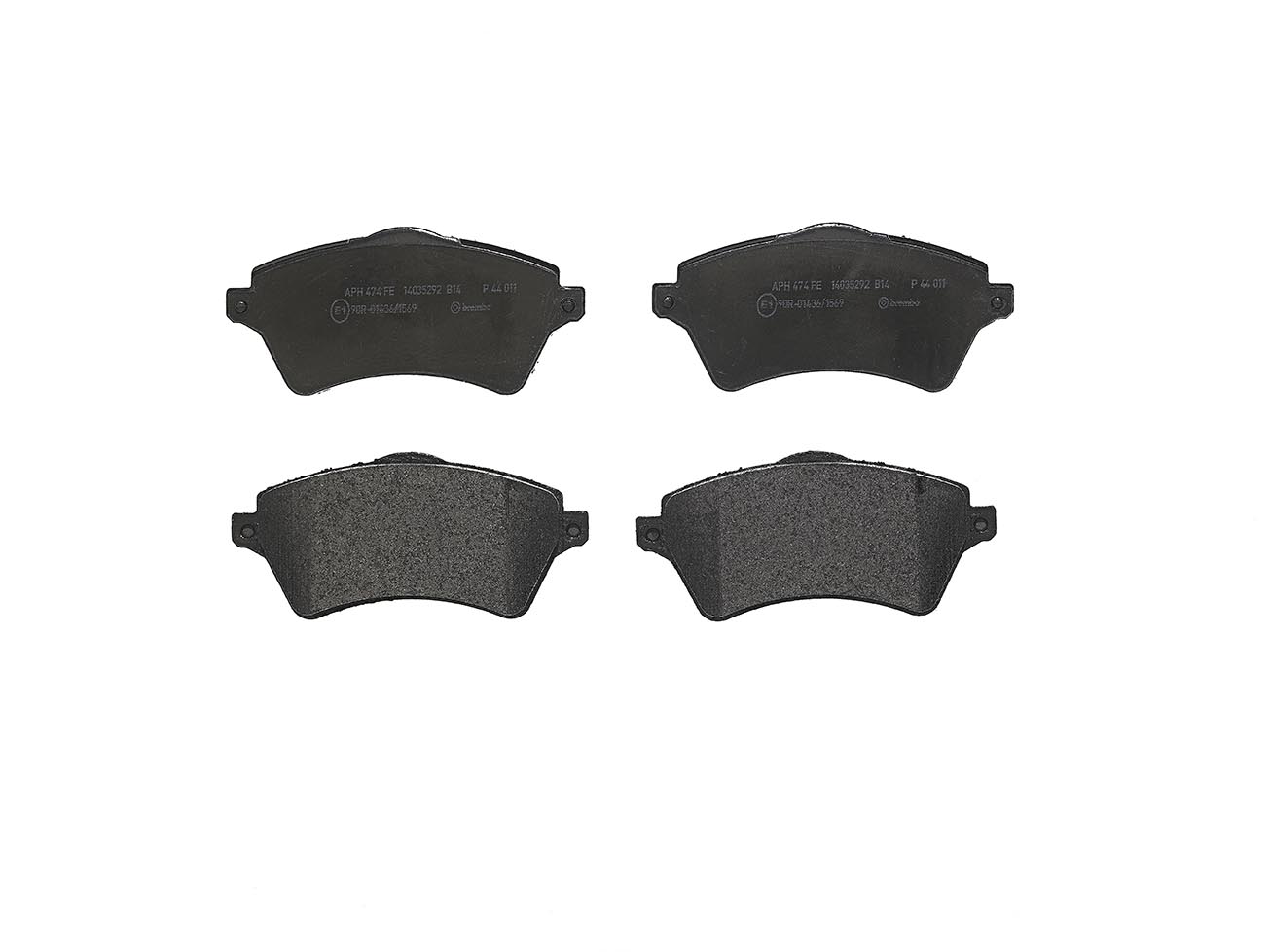Колодки гальмівні дискові LAND ROVER FREELANDER I (L314) 2.0 1998.02-2006.10 BREMBO (P44011) BREMBO фото 2