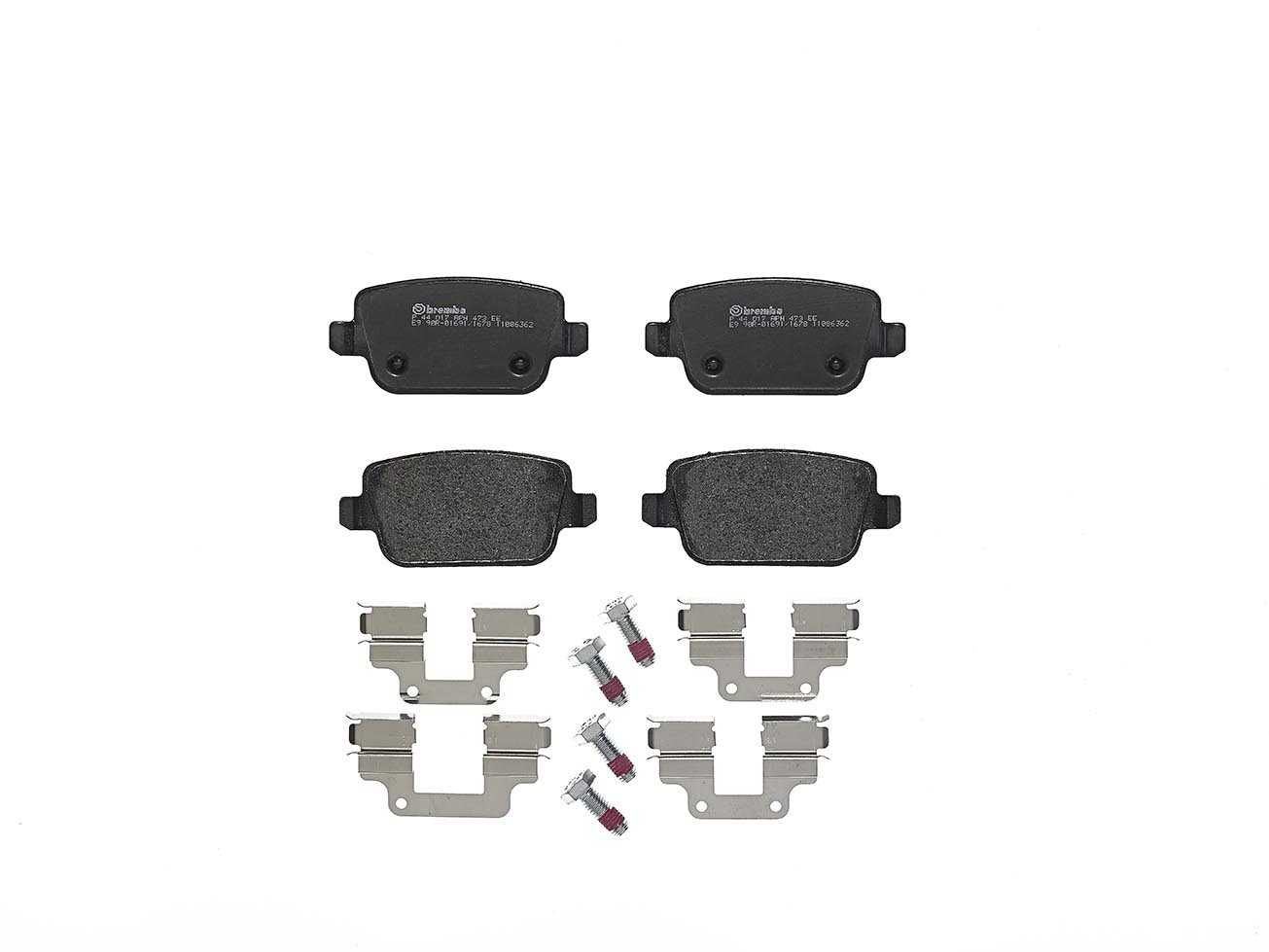 Колодки гальмівні дискові VOLVO XC70 II (136) 2.4 2007.04-2016.12 BREMBO (P44017) BREMBO фото 2