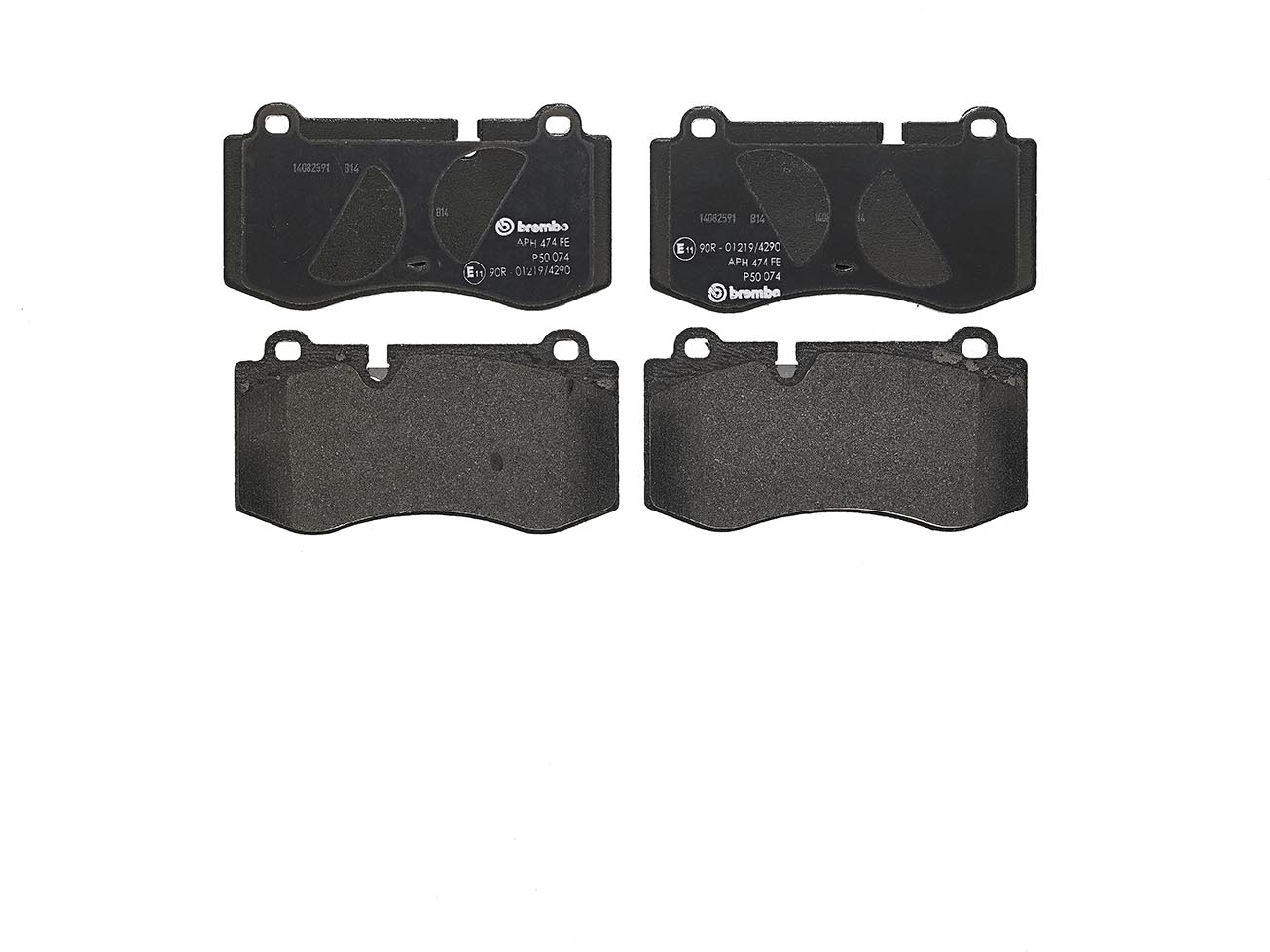 Колодки гальмівні дискові MB S-CLASS (W221) 5.5 2005.09-2013.12 BREMBO (P50074) BREMBO фото 2