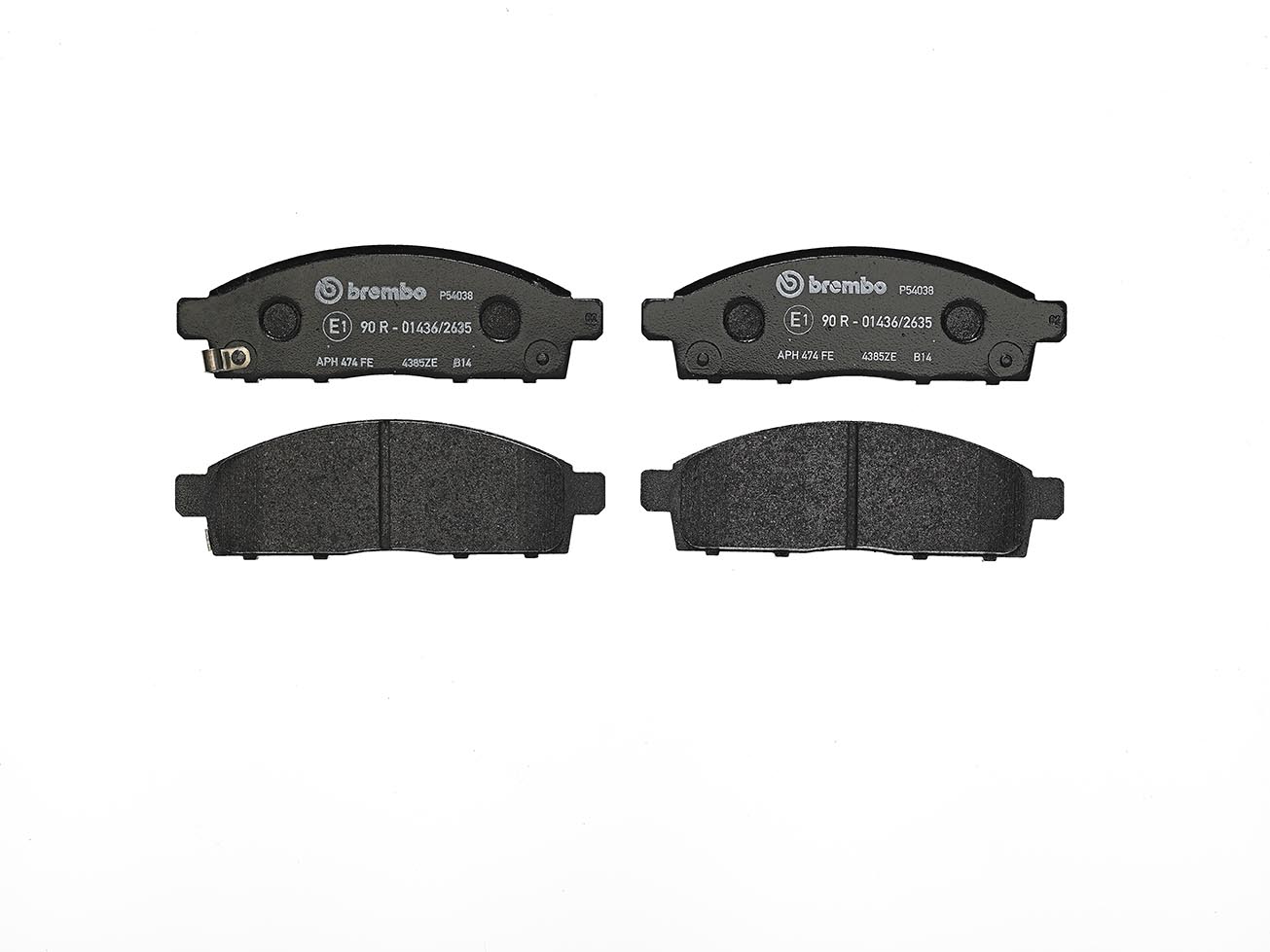 Колодки гальмівні дискові MITSUBISHI PAJERO SPORT II (KH_, KG_) 2.5 2008.01- BREMBO (P54038) BREMBO фото 2