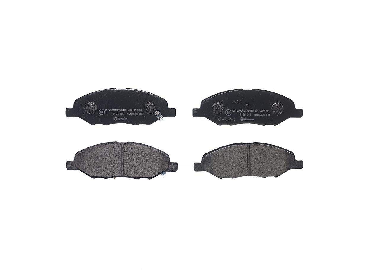 Колодки гальмівні дискові NISSAN NOTE (E11, NE11) 1.6 2005.01-2013.08 BREMBO (P56088) BREMBO фото 2