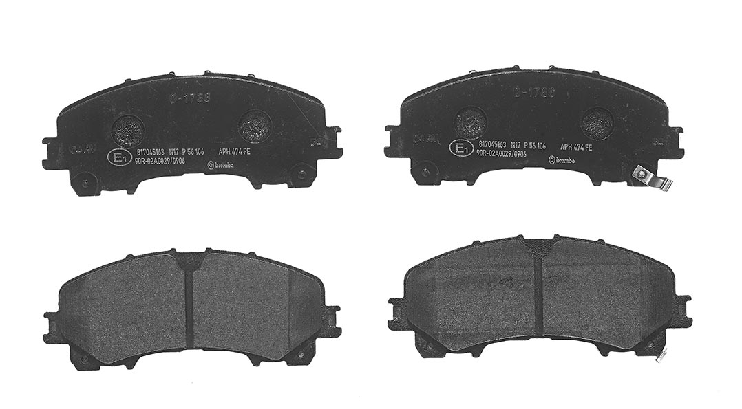 Колодки гальмівні дискові (комплект 4 шт) NISSAN X-TRAIL III (T32_, T32R, T32RR) 1.6 2013.10- BREMBO (P56106) BREMBO фото 2