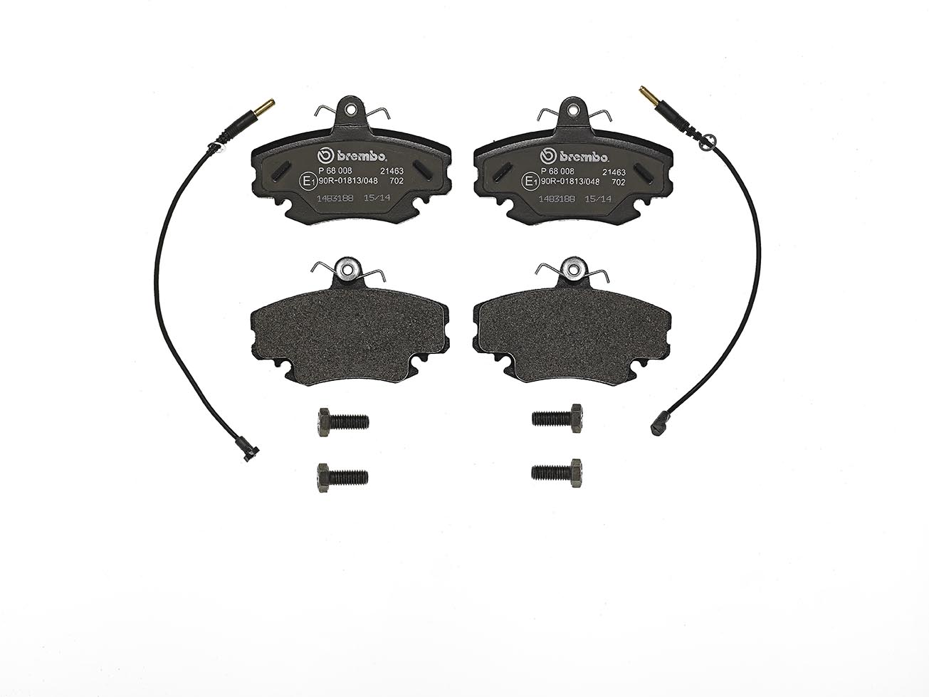 Колодки гальмівні дискові DACIA LOGAN (LS_) 1.4 (LS0A, LS0C, LS0E, LS0G) 2004.09- BREMBO (P68008) BREMBO фото 2
