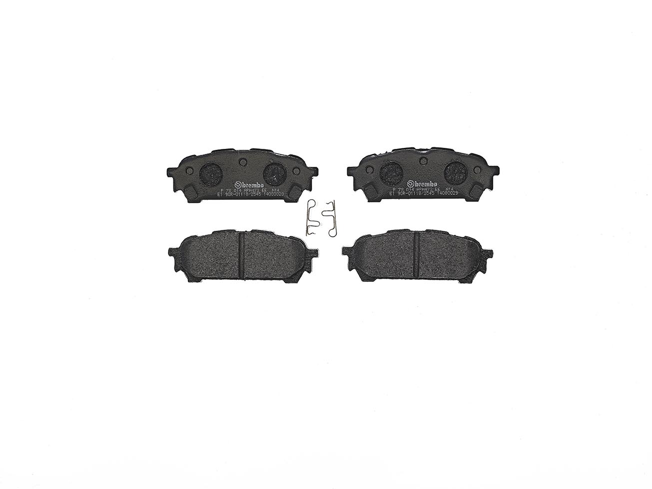 Колодки гальмівні дискові SUBARU FORESTER (SG_) 2.0 2002.02-2012.12 BREMBO (P78014) BREMBO фото 2
