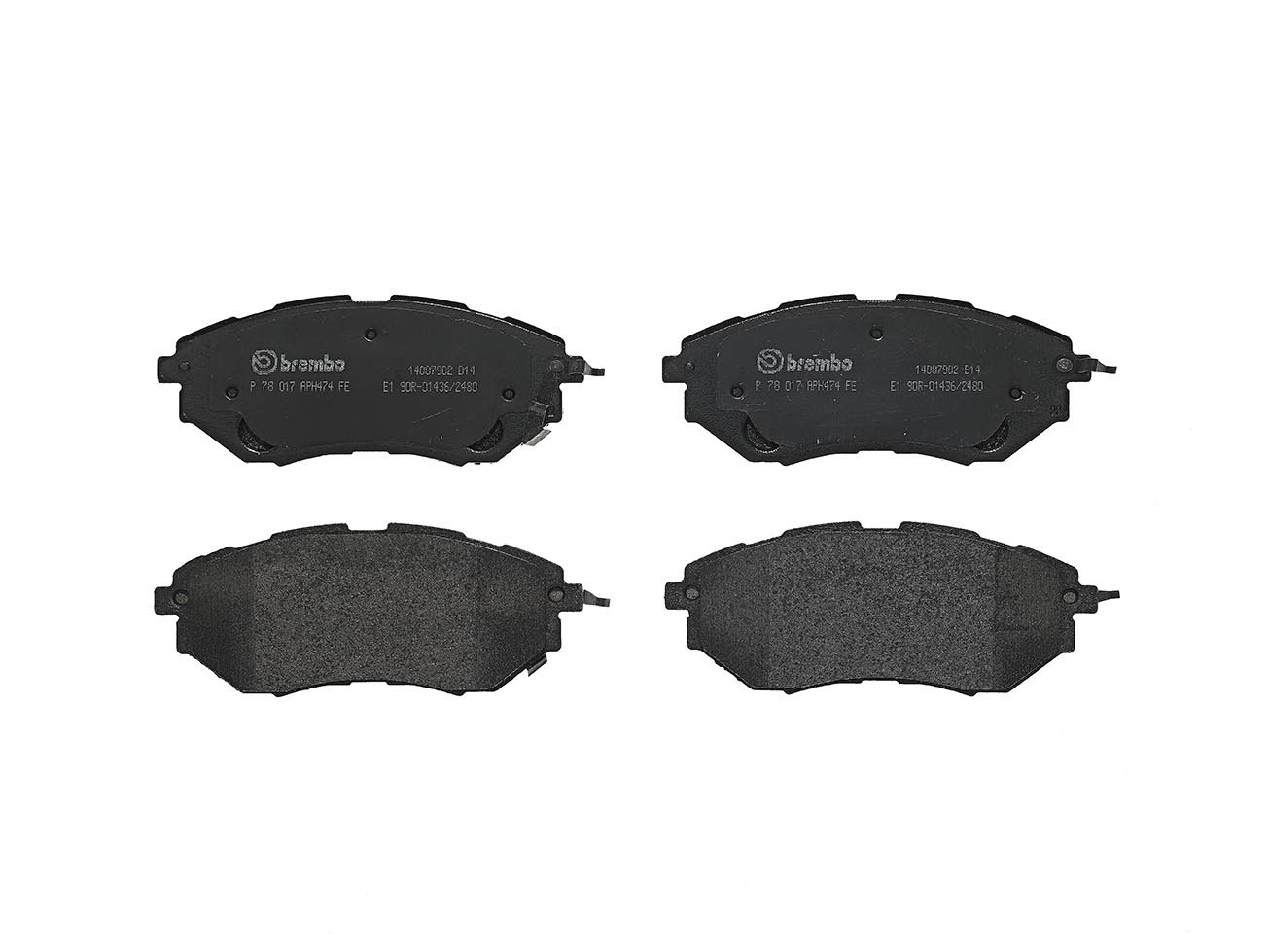Колодки гальмівні дискові SUBARU OUTBACK (BS) 2.5 2014.10- BREMBO (P78017) BREMBO фото 2