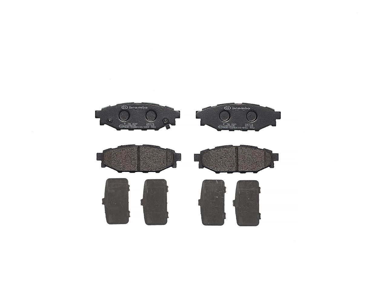Колодки гальмівні дискові SUBARU FORESTER (SJ_) 2.5 2012.11- BREMBO (P78020) BREMBO фото 2