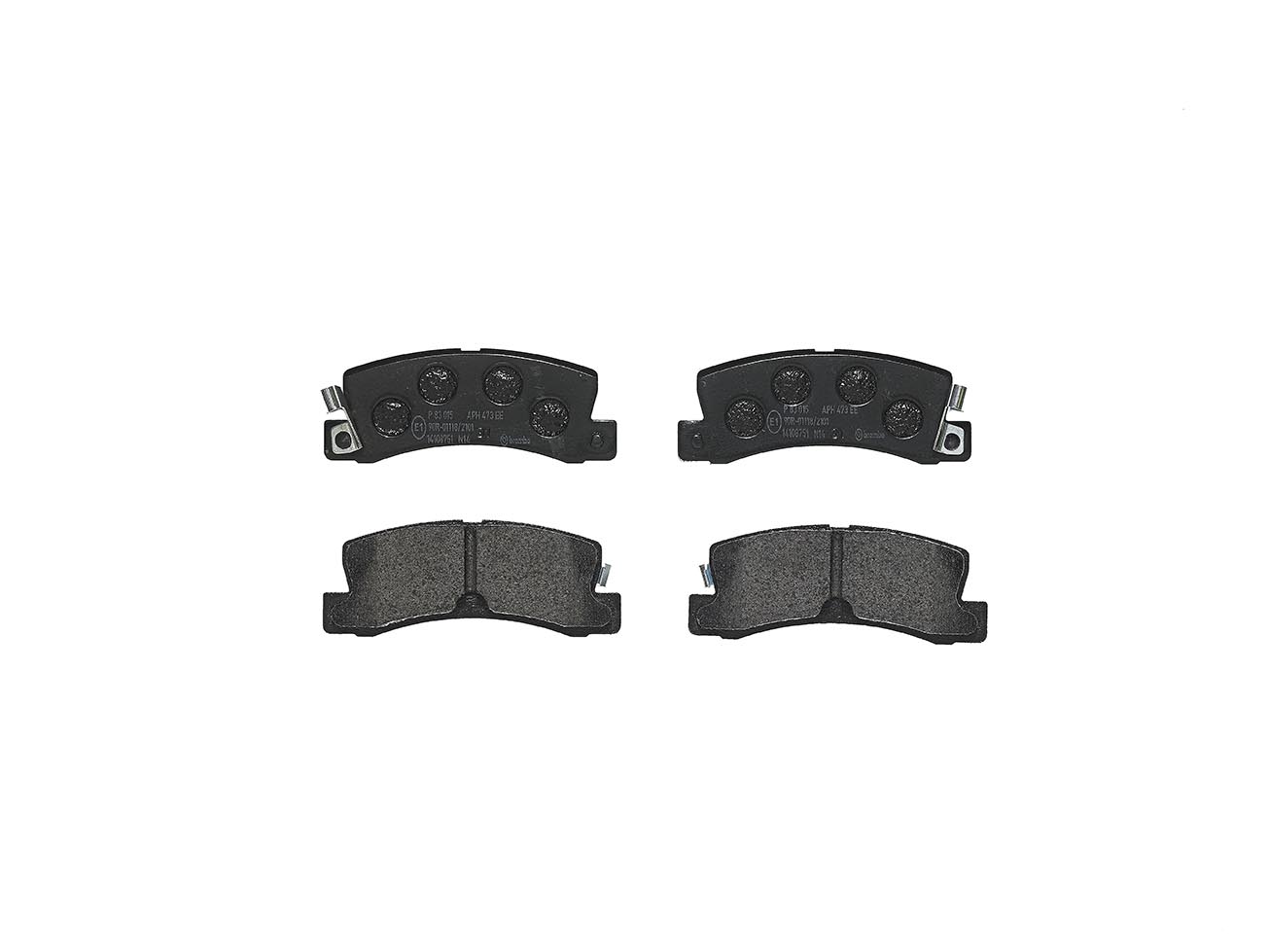 Колодки гальмівні дискові TOYOTA CAMRY ЛІФТБЕК (_V3_) 3.0 2001.08-2006.11 BREMBO (P83015) BREMBO фото 2
