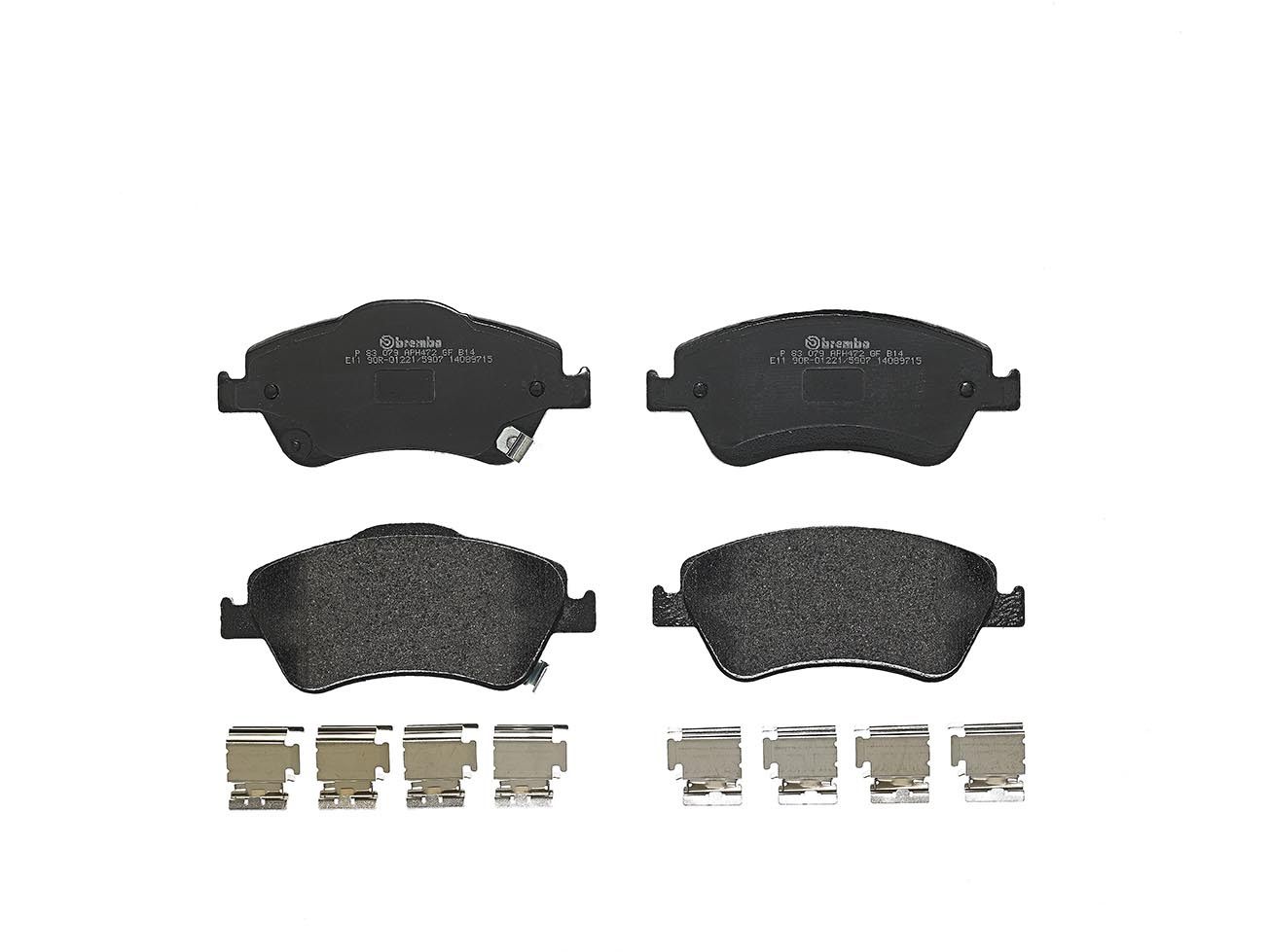 Колодки гальмівні дискові TOYOTA COROLLA ЛІФТБЕК (_E15_) 1.6 2006.10- BREMBO (P83079) BREMBO фото 2