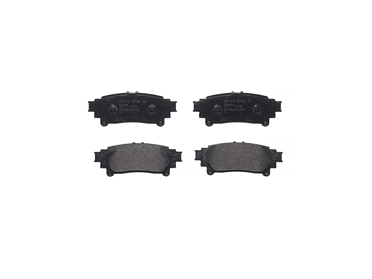 Колодки гальмівні дискові TOYOTA HIGHLANDER / KLUGER (_U5_) 3.5 2013.12- BREMBO (P83152) BREMBO фото 2