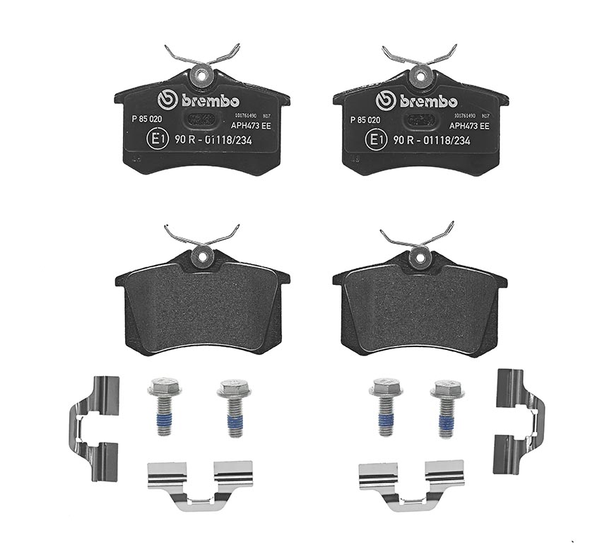 Колодки гальмівні дискові VW POLO IV ЛІФТБЕК (9A4, 9A2, 9N2, 9A6) 1.4 2002.09- BREMBO (P85020) BREMBO фото 2