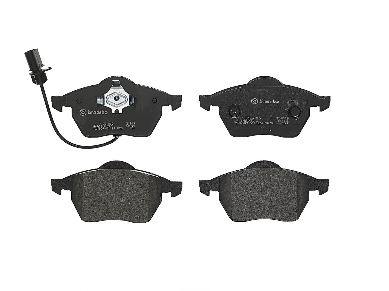 Колодки гальмівні дискові VW SHARAN (7M8, 7M9, 7M6) 1.8 1995.05-2010.03 BREMBO (P85060) BREMBO фото 2
