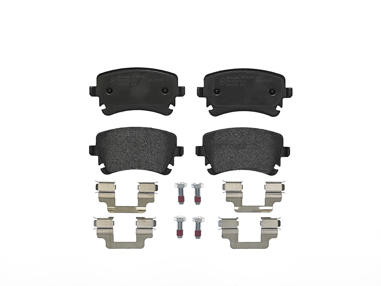 Колодки гальмівні дискові VW TRANSPORTER T5 ФУРГОН (7HA, 7HH, 7EA, 7EH) 1.9 2003.04- BREMBO (P85076) BREMBO фото 2